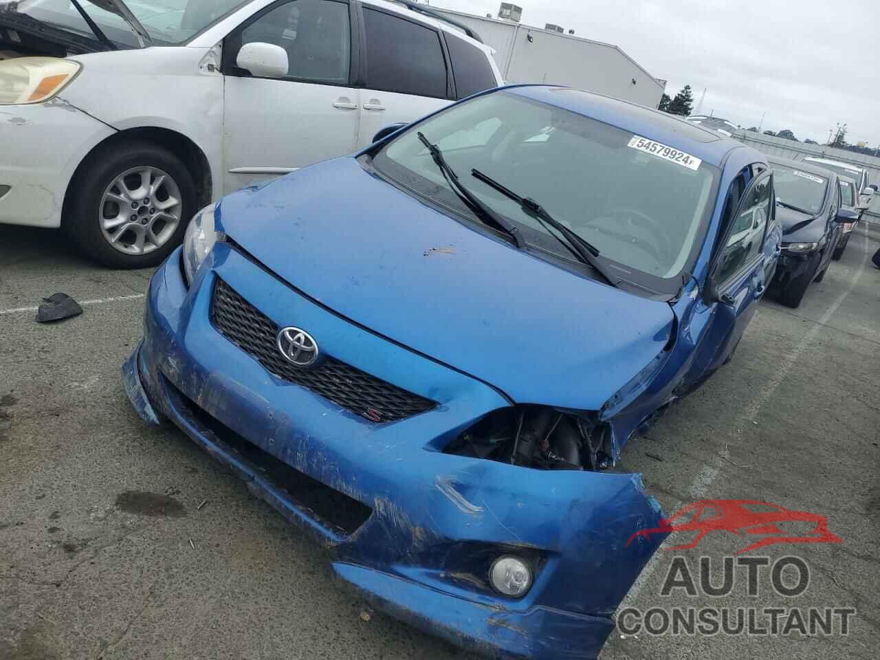 TOYOTA COROLLA 2009 - 2T1BU40E39C064312