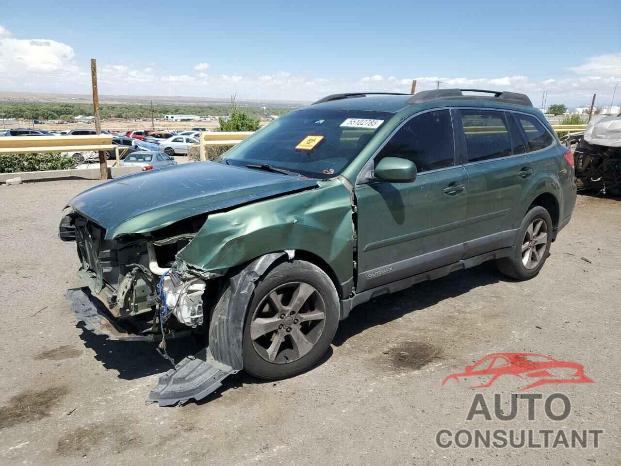 SUBARU OUTBACK 2014 - 4S4BRBCC8E3322855