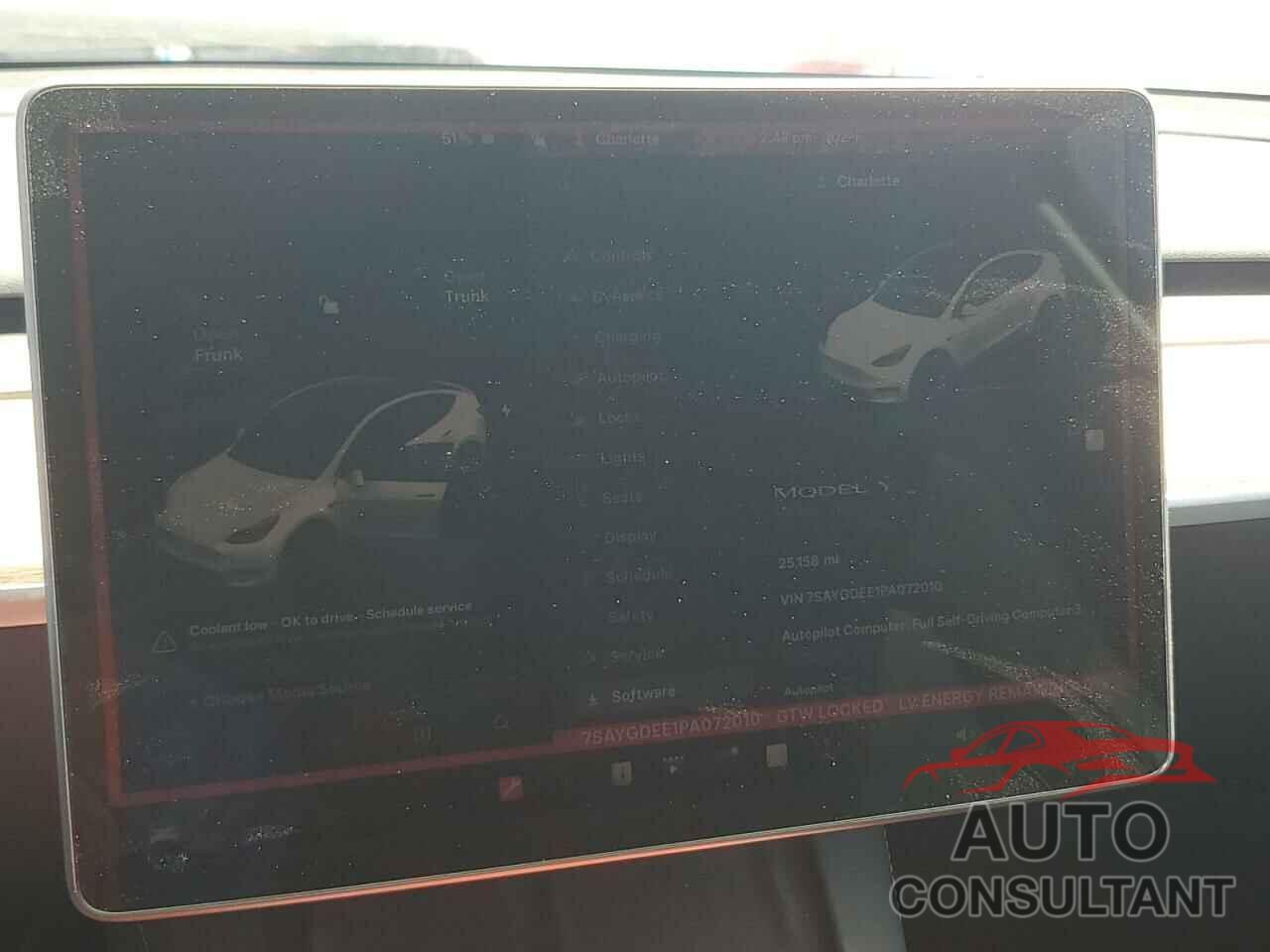 TESLA MODEL Y 2023 - 7SAYGDEE1PA072010