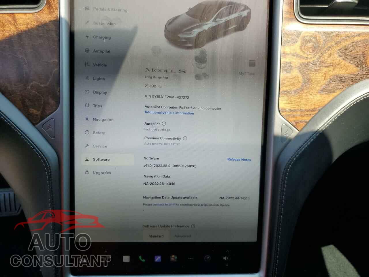 TESLA MODEL S 2021 - 5YJSA1E20MF427272