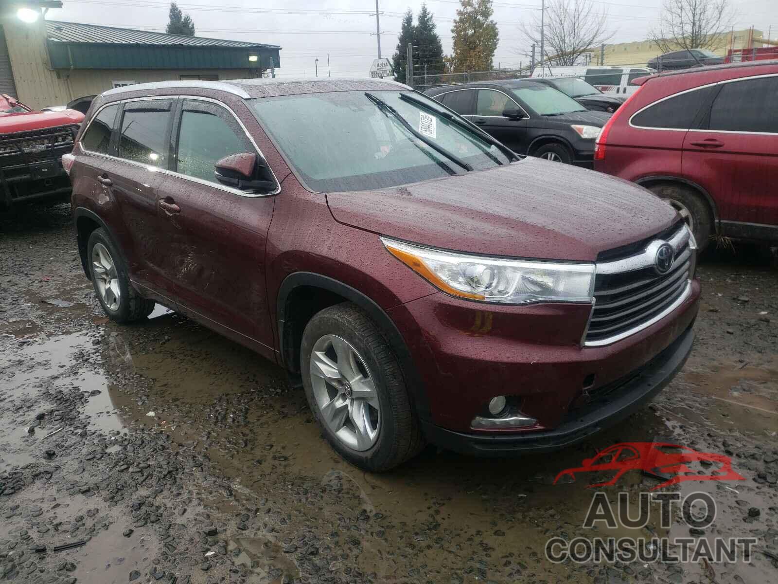 TOYOTA HIGHLANDER 2016 - 5TDDKRFH7GS356031