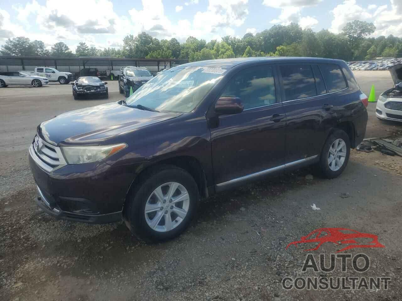 TOYOTA HIGHLANDER 2013 - 5TDBK3EH1DS207938