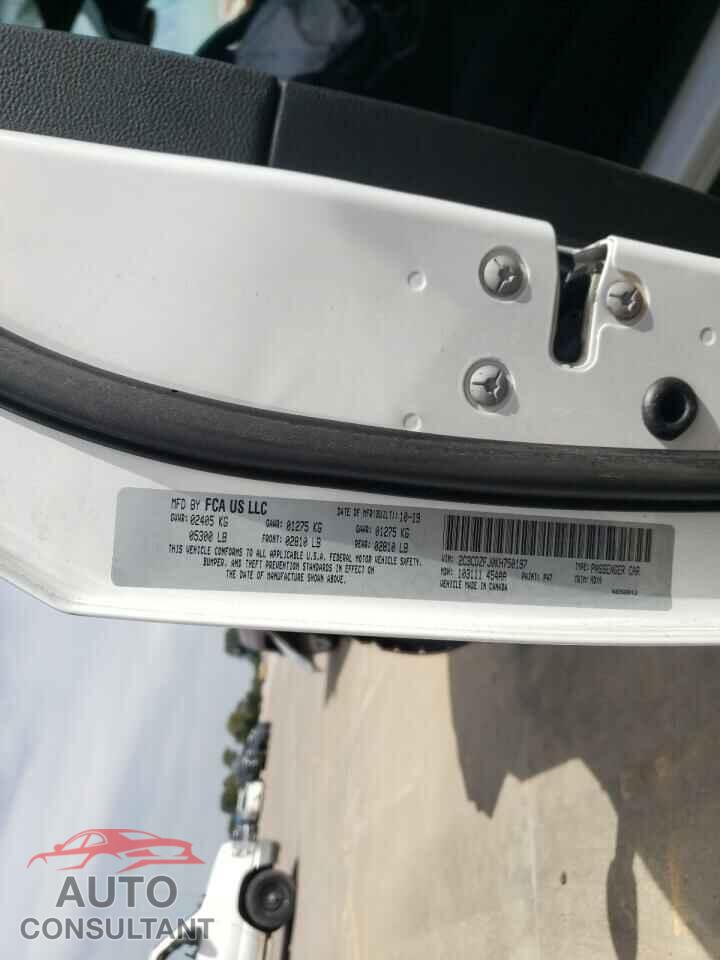 DODGE CHALLENGER 2019 - 2C3CDZFJ0KH750197