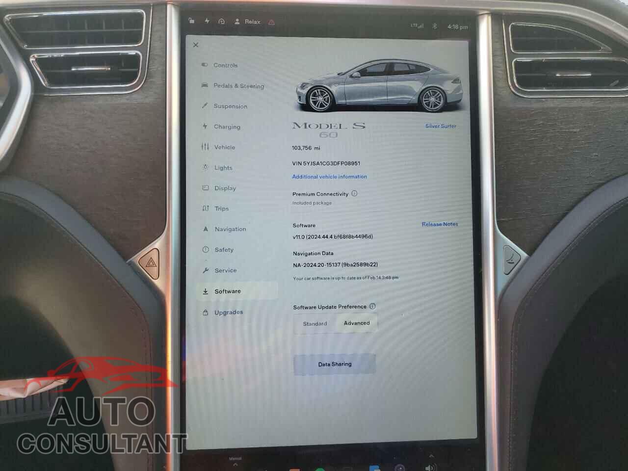 TESLA MODEL S 2013 - 5YJSA1CG3DFP08951