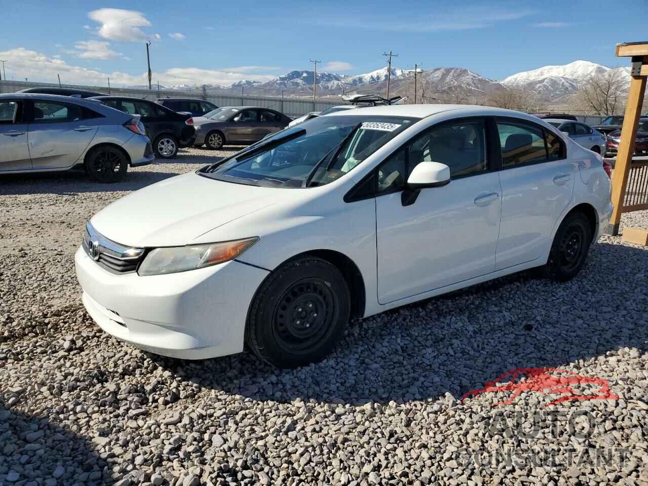 HONDA CIVIC 2012 - 19XFB2F54CE372651