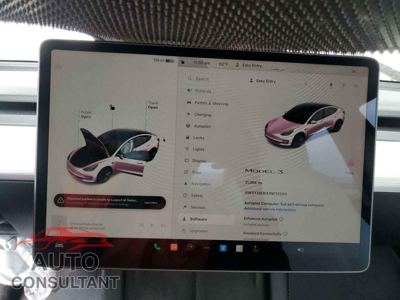 TESLA MODEL 3 2022 - 5YJ3E1EA7NF373311
