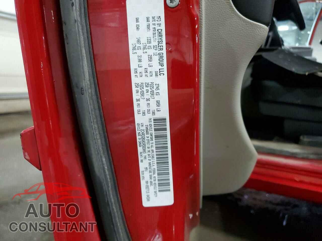 DODGE CARAVAN 2013 - 2C4RDGBG0DR583003