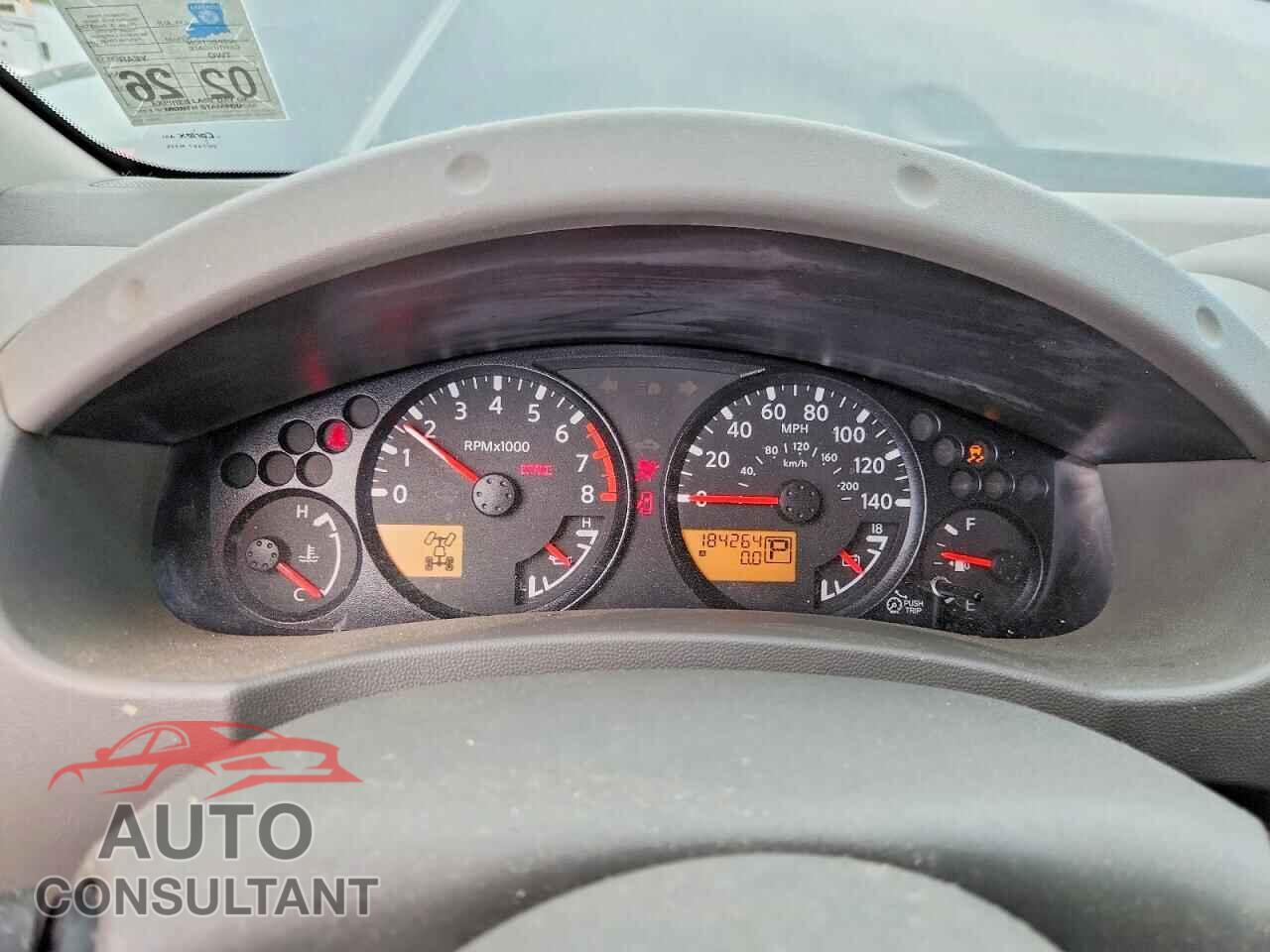 NISSAN FRONTIER 2012 - 1N6AD0EV6CC484009