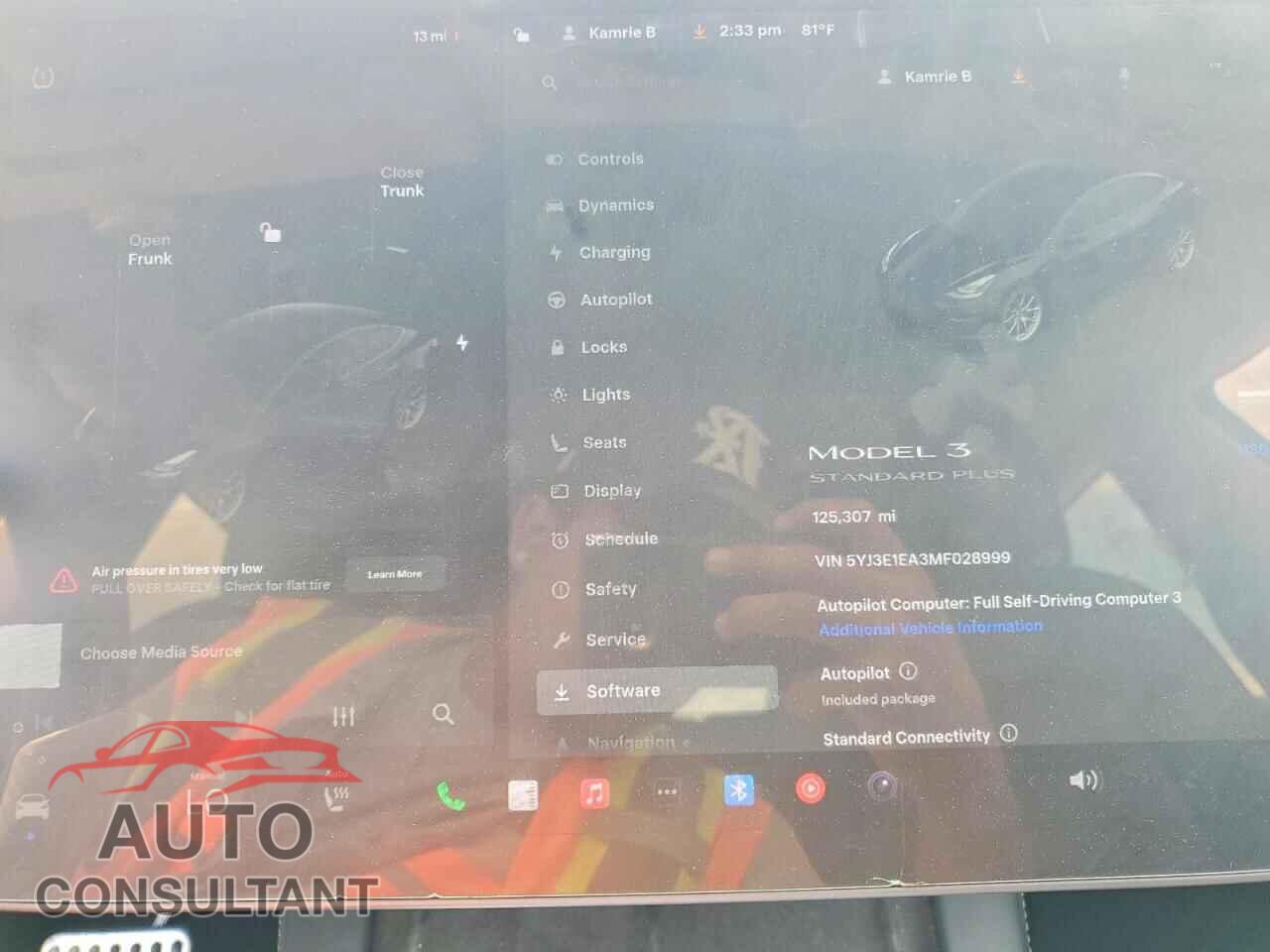 TESLA MODEL 3 2021 - 5YJ3E1EA3MF028999