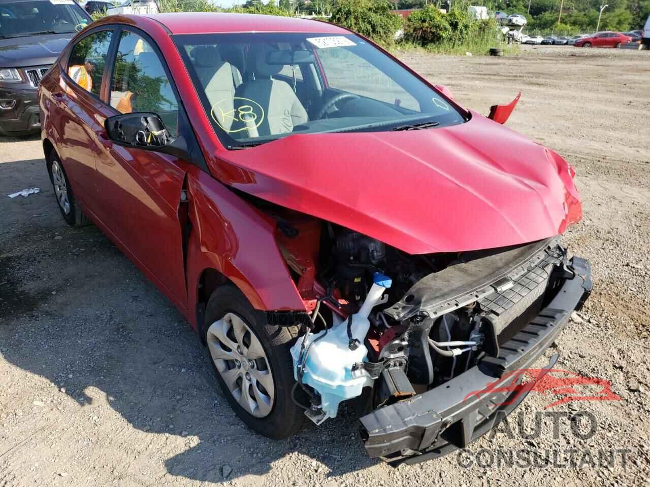 HYUNDAI ACCENT 2016 - KMHCT4AE9GU162228