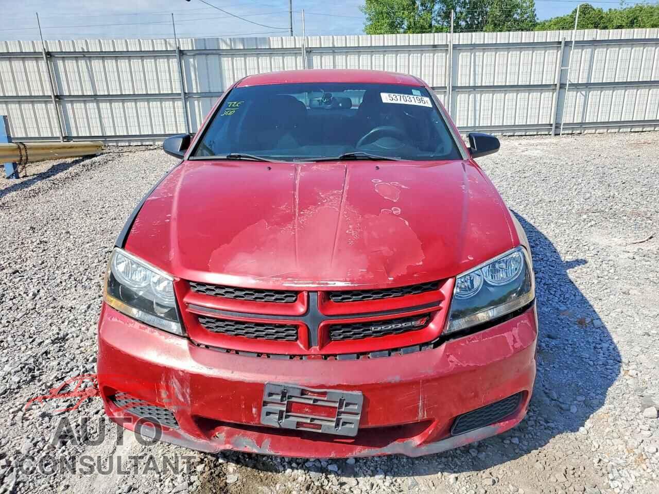 DODGE AVENGER 2013 - 1C3CDZAG4DN504839