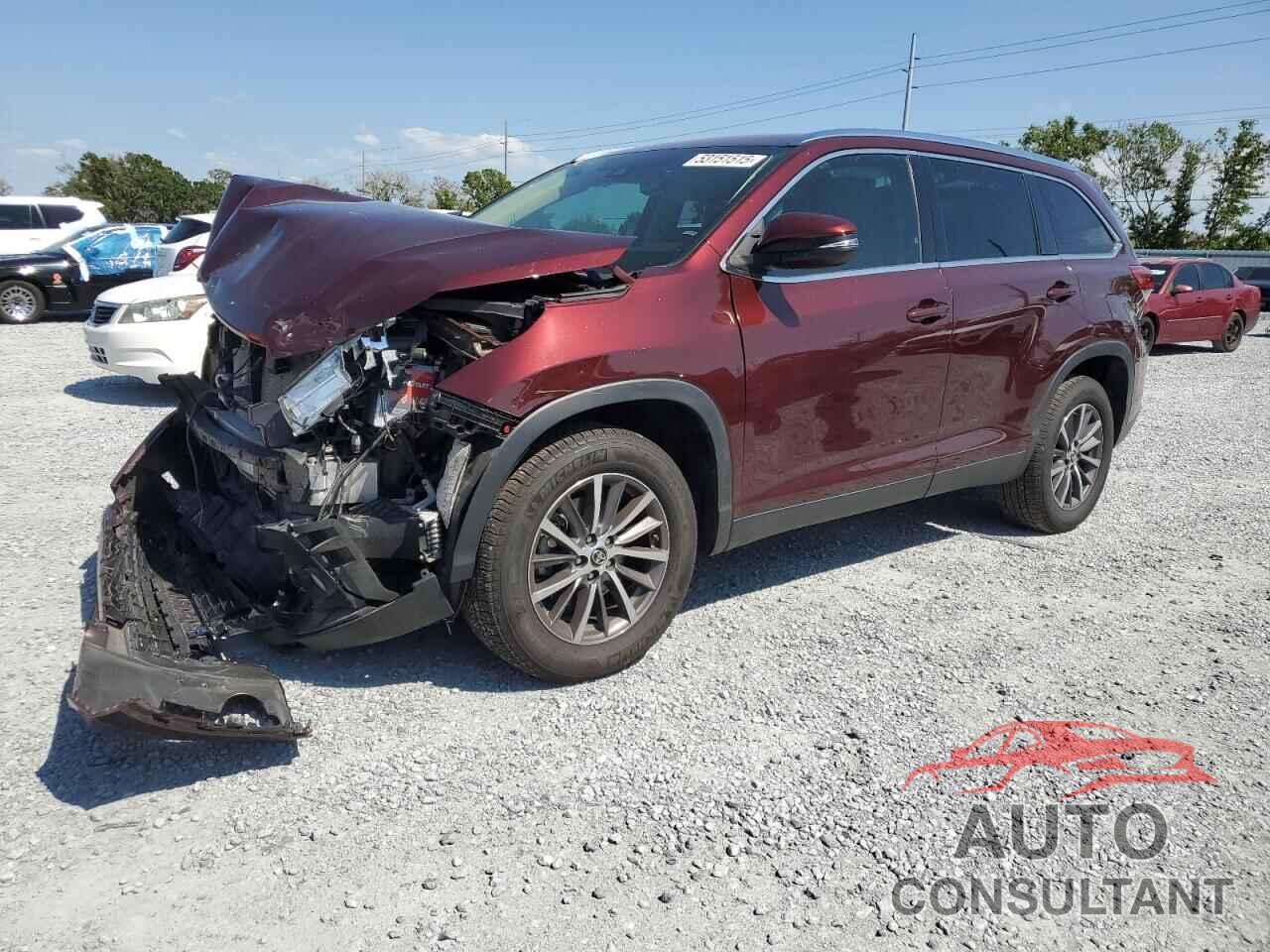TOYOTA HIGHLANDER 2019 - 5TDKZRFH2KS306472