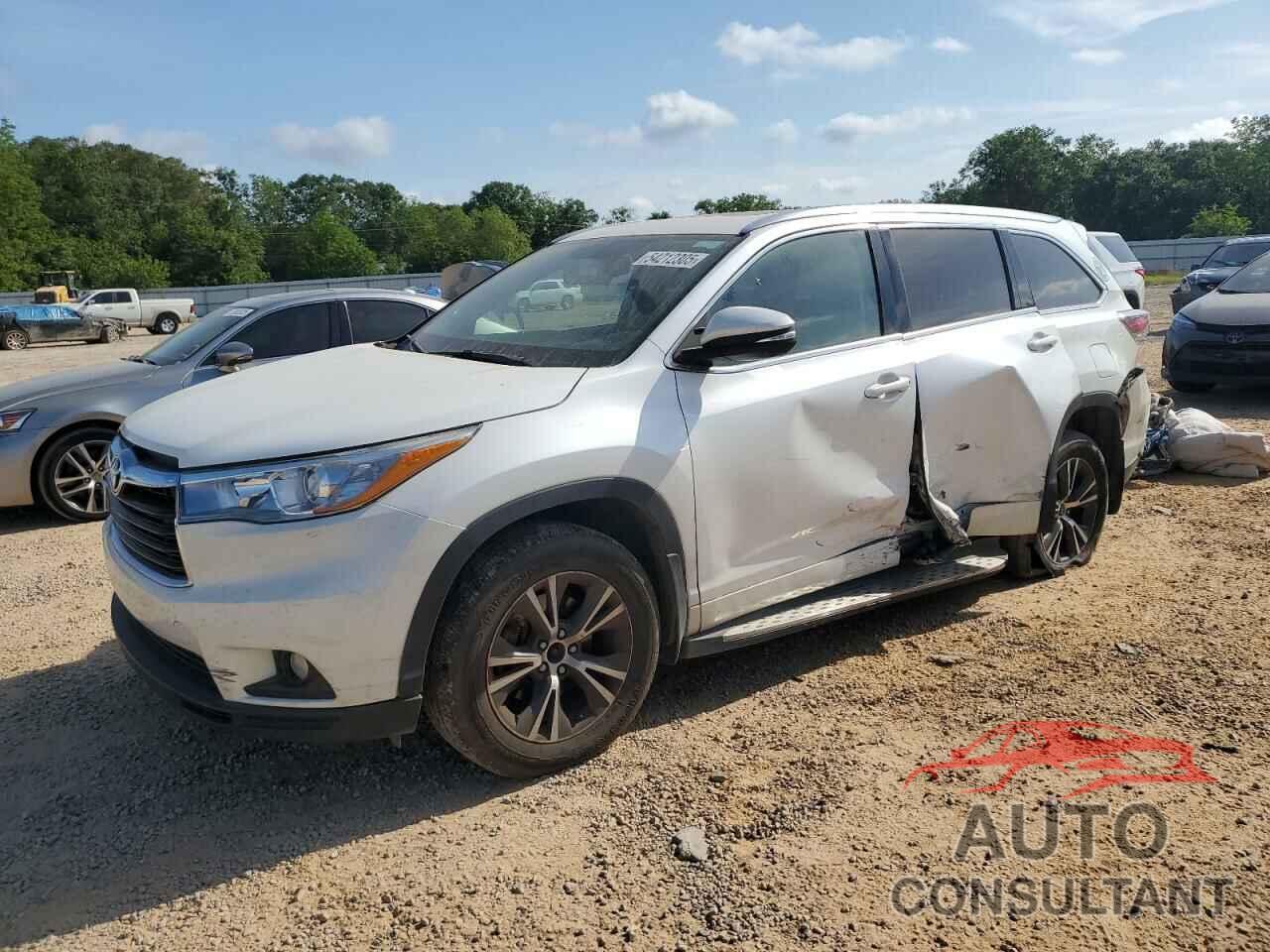 TOYOTA HIGHLANDER 2016 - 5TDKKRFH7GS121443