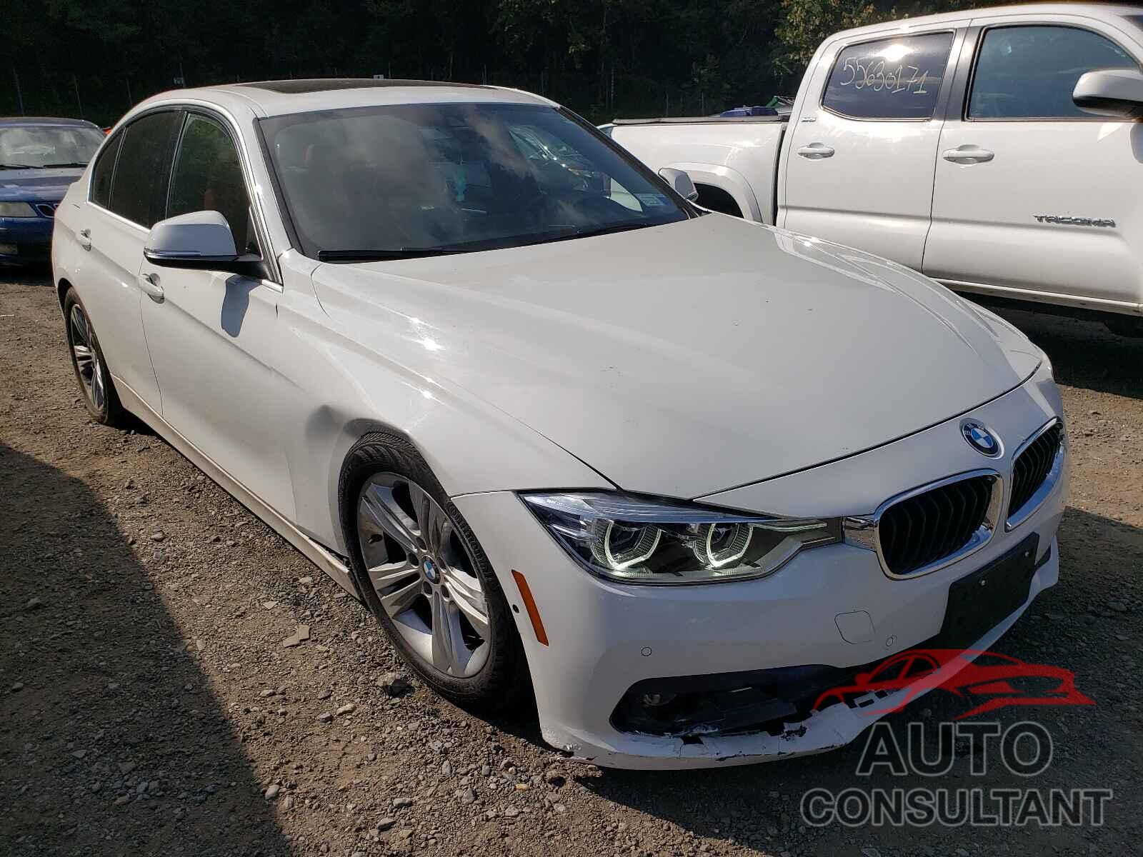 BMW 3 SERIES 2017 - WBA8D9G51HNU58509