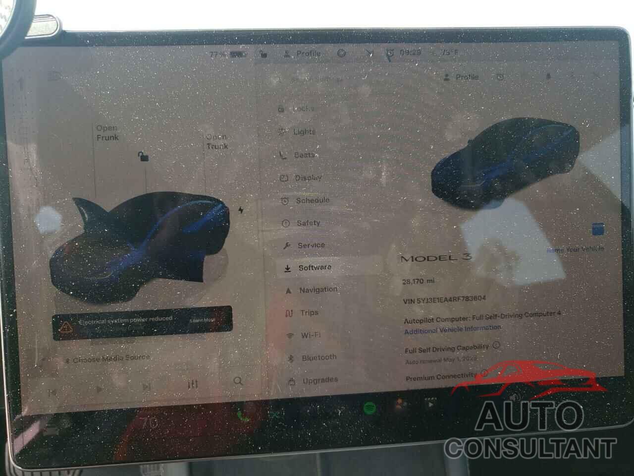 TESLA MODEL 3 2024 - 5YJ3E1EA4RF783604