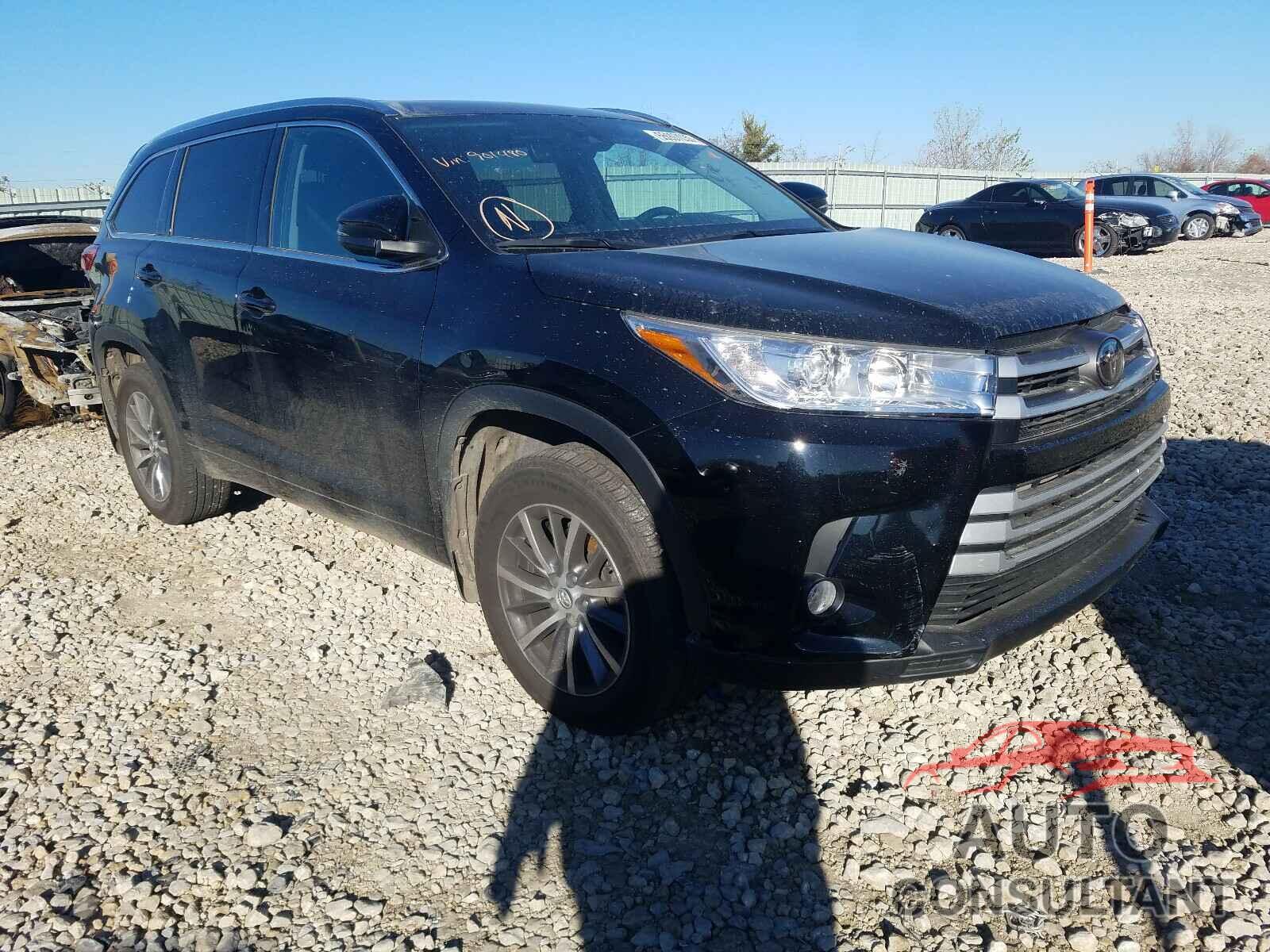 TOYOTA HIGHLANDER 2018 - 5TDJZRFH4JS901480