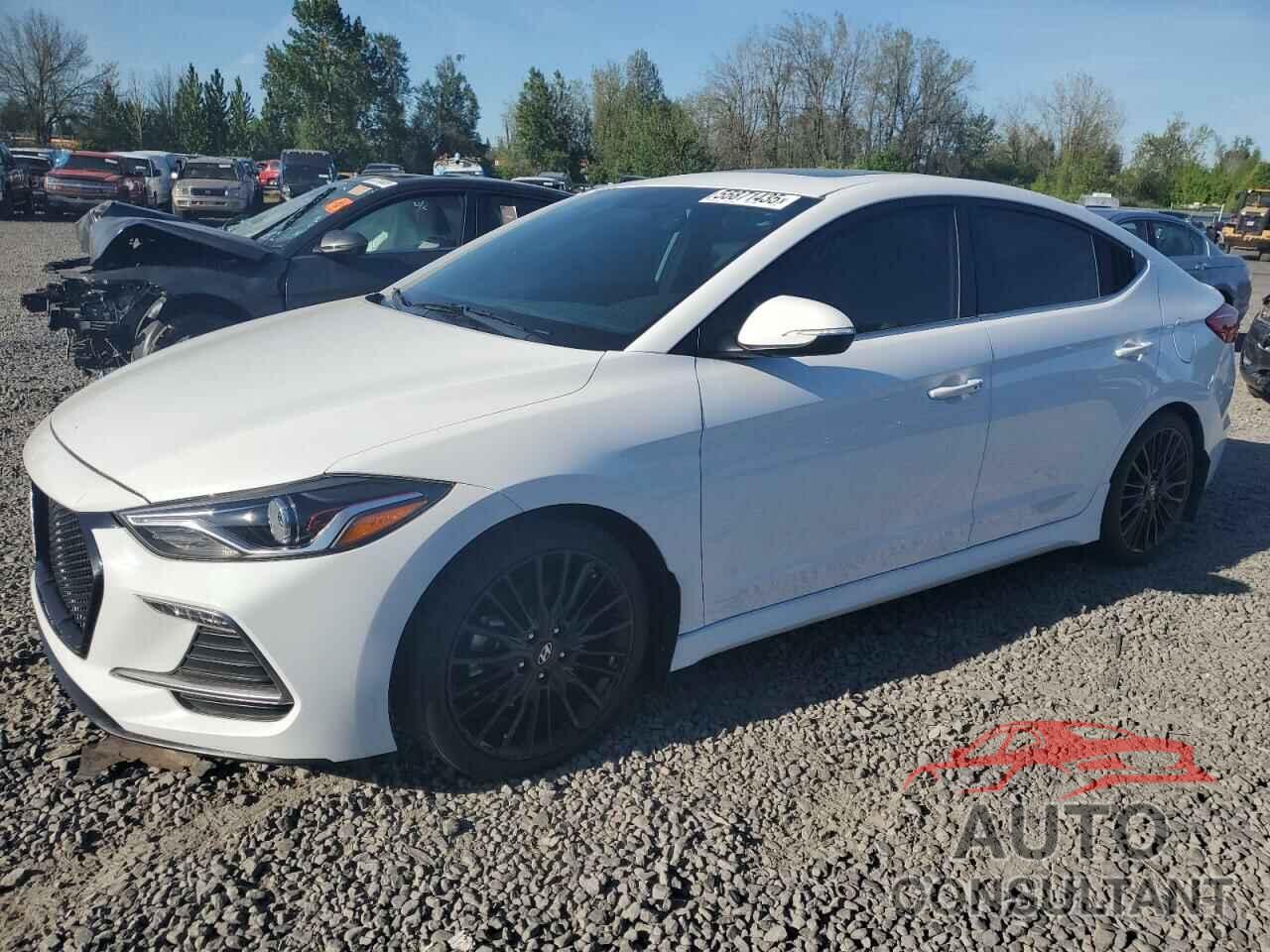 HYUNDAI ELANTRA 2018 - KMHD04LB8JU608036
