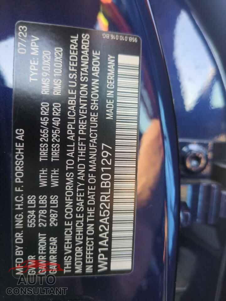 PORSCHE MACAN BASE 2024 - WP1AA2A52RLB01297