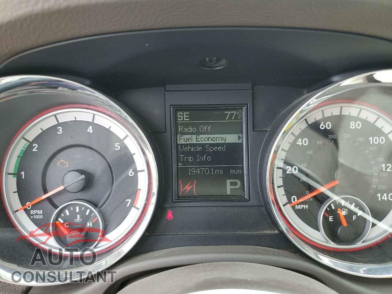 DODGE DURANGO 2012 - 1C4RDHAGXCC335579