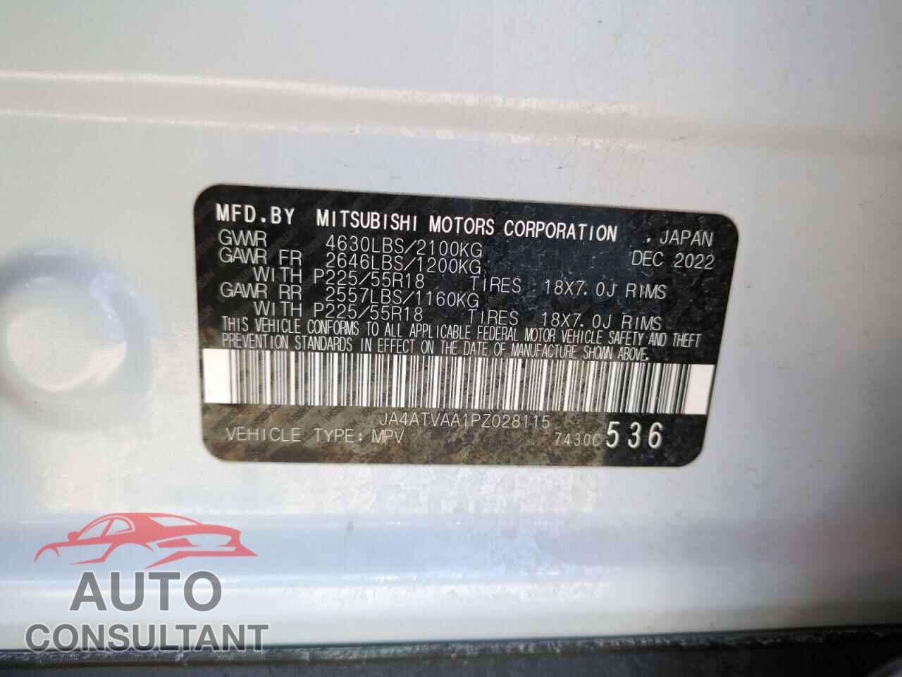 MITSUBISHI ECLIPSE 2023 - JA4ATVAA1PZ028115
