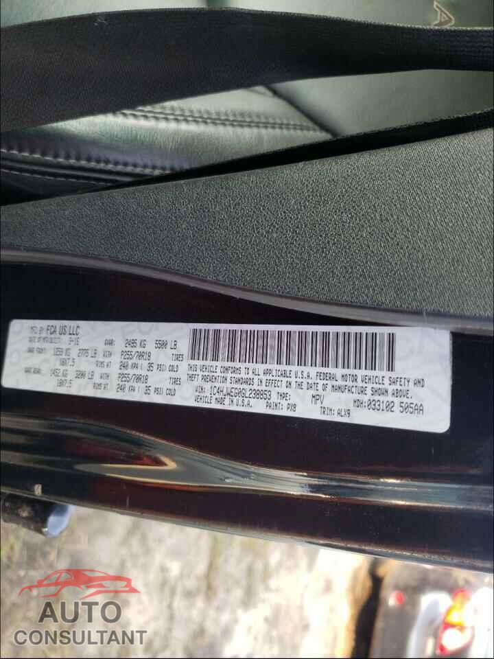 JEEP WRANGLER 2016 - 1C4HJWEG0GL238853