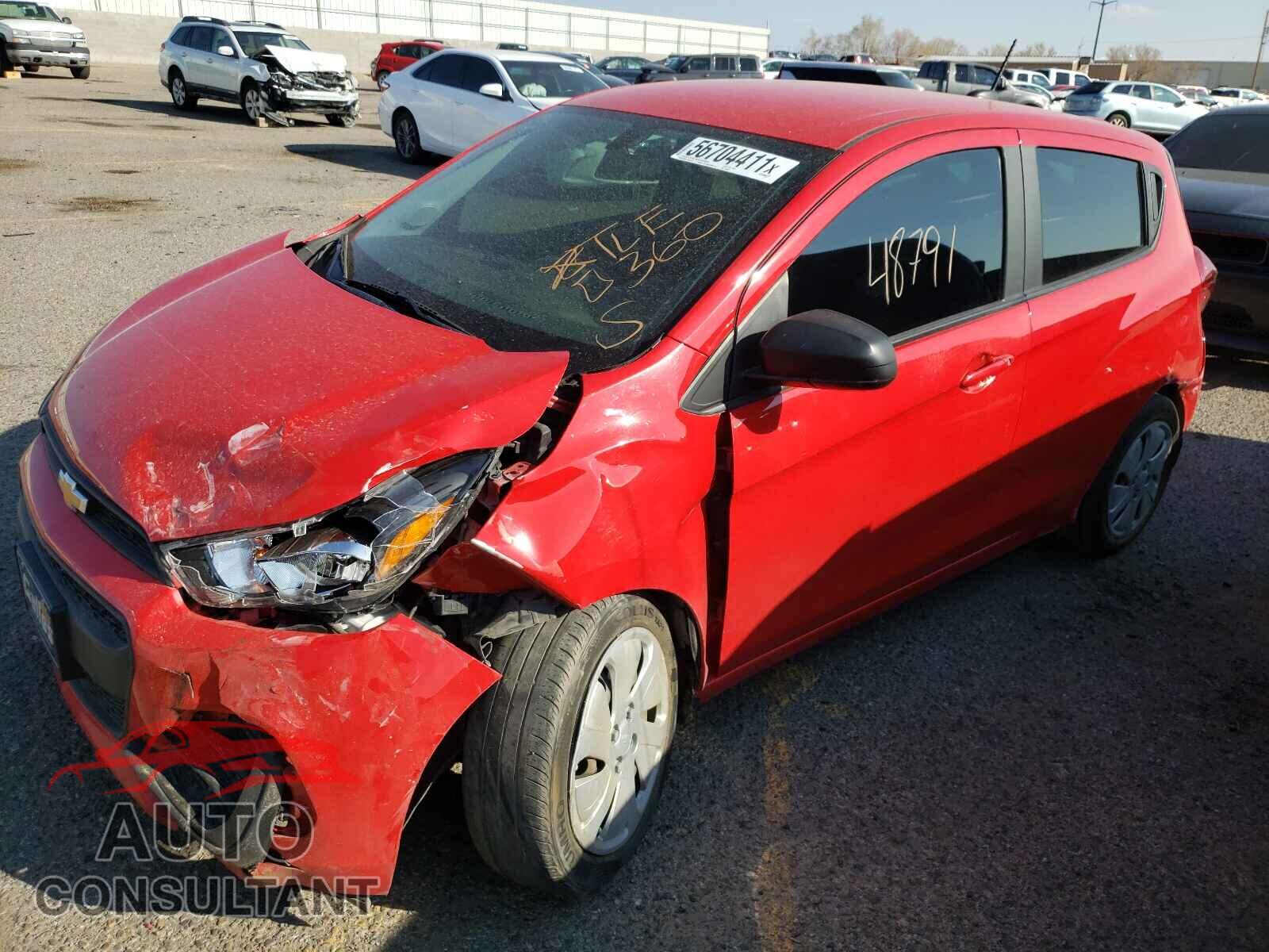 CHEVROLET SPARK 2018 - KL8CB6SA8JC420565