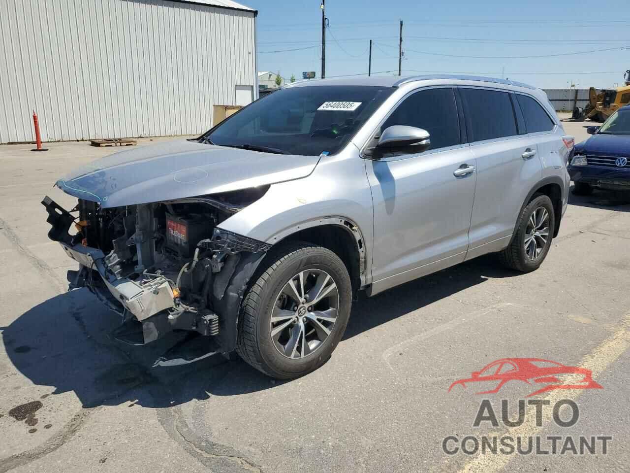 TOYOTA HIGHLANDER 2016 - 5TDJKRFH7GS353505