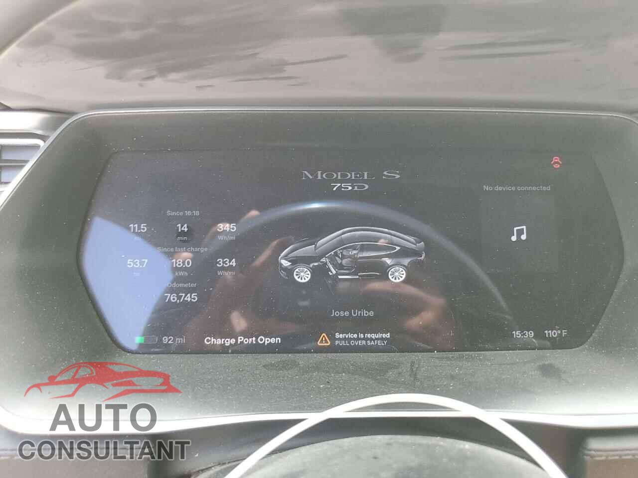 TESLA MODEL S 2017 - 5YJSA1E23HF209803