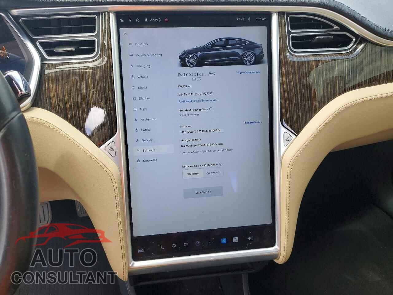 TESLA MODEL S 2013 - 5YJSA1CN6DFP27377