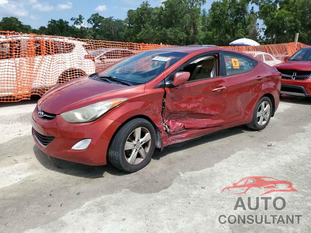 HYUNDAI ELANTRA 2013 - KMHDH4AE6DU662705