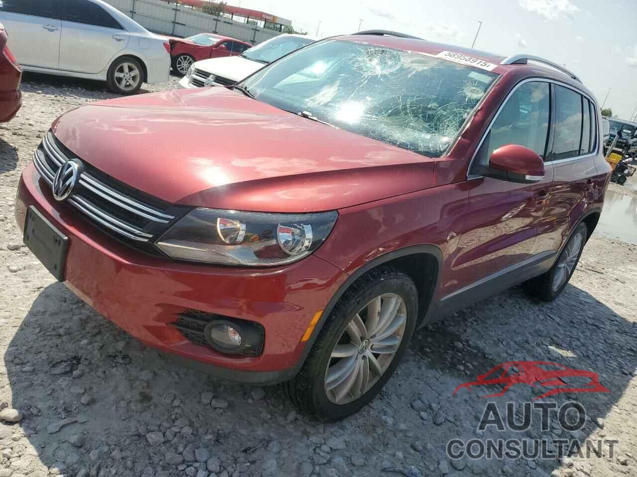 VOLKSWAGEN TIGUAN 2013 - WVGBV3AX9DW089847