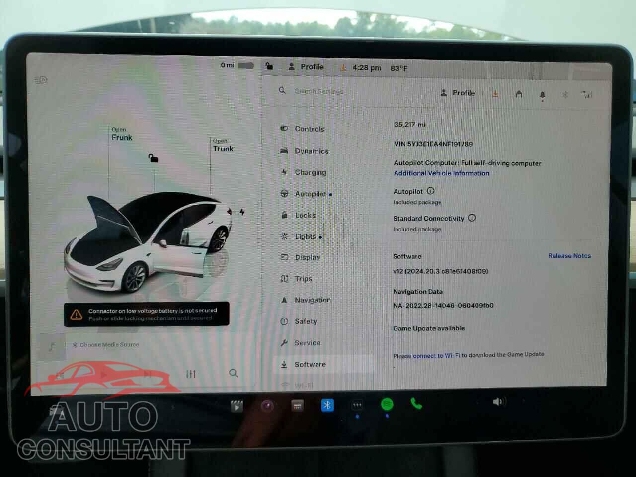 TESLA MODEL 3 2022 - 5YJ3E1EA4NF191789