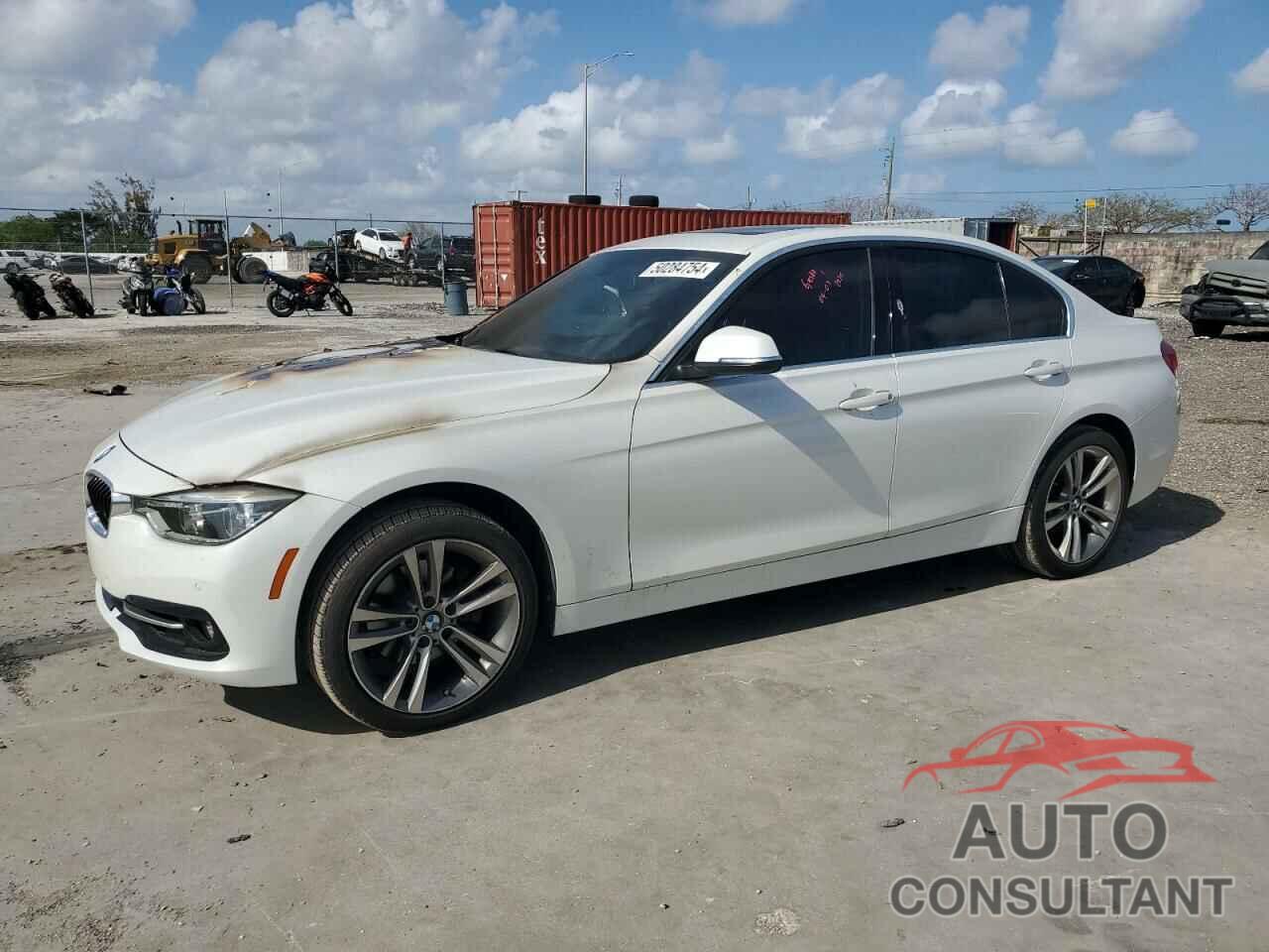 BMW 3 SERIES 2017 - WBA8B9G38HNU54333