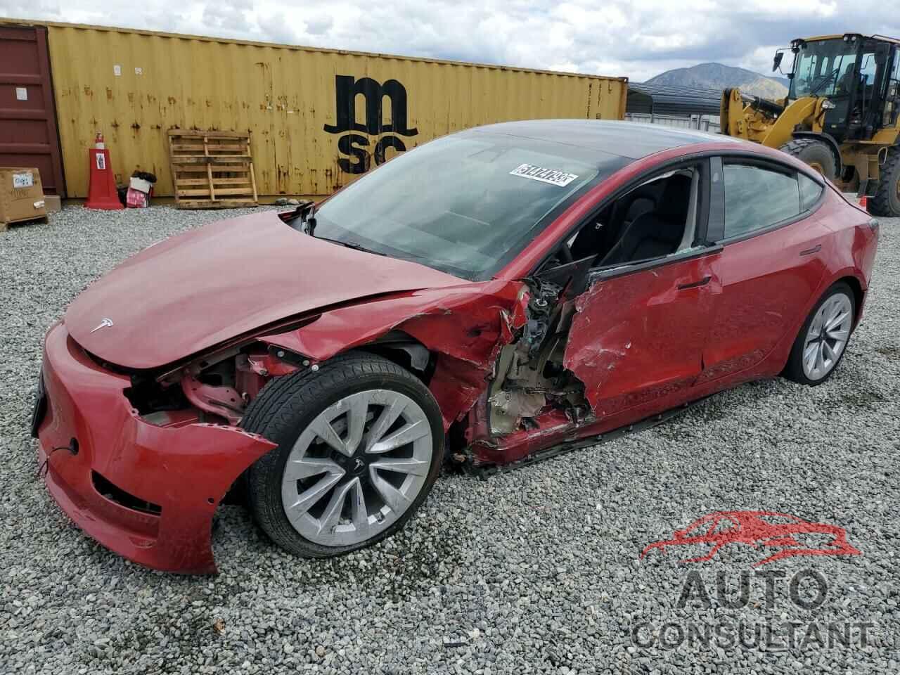 TESLA MODEL 3 2022 - 5YJ3E1EA6NF185380