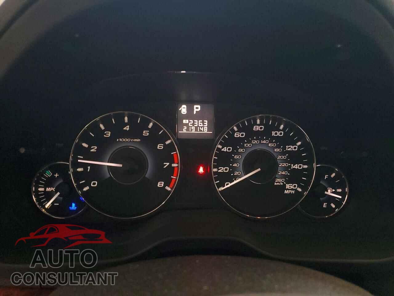 SUBARU OUTBACK 2012 - 4S4BRDLC9C2215876