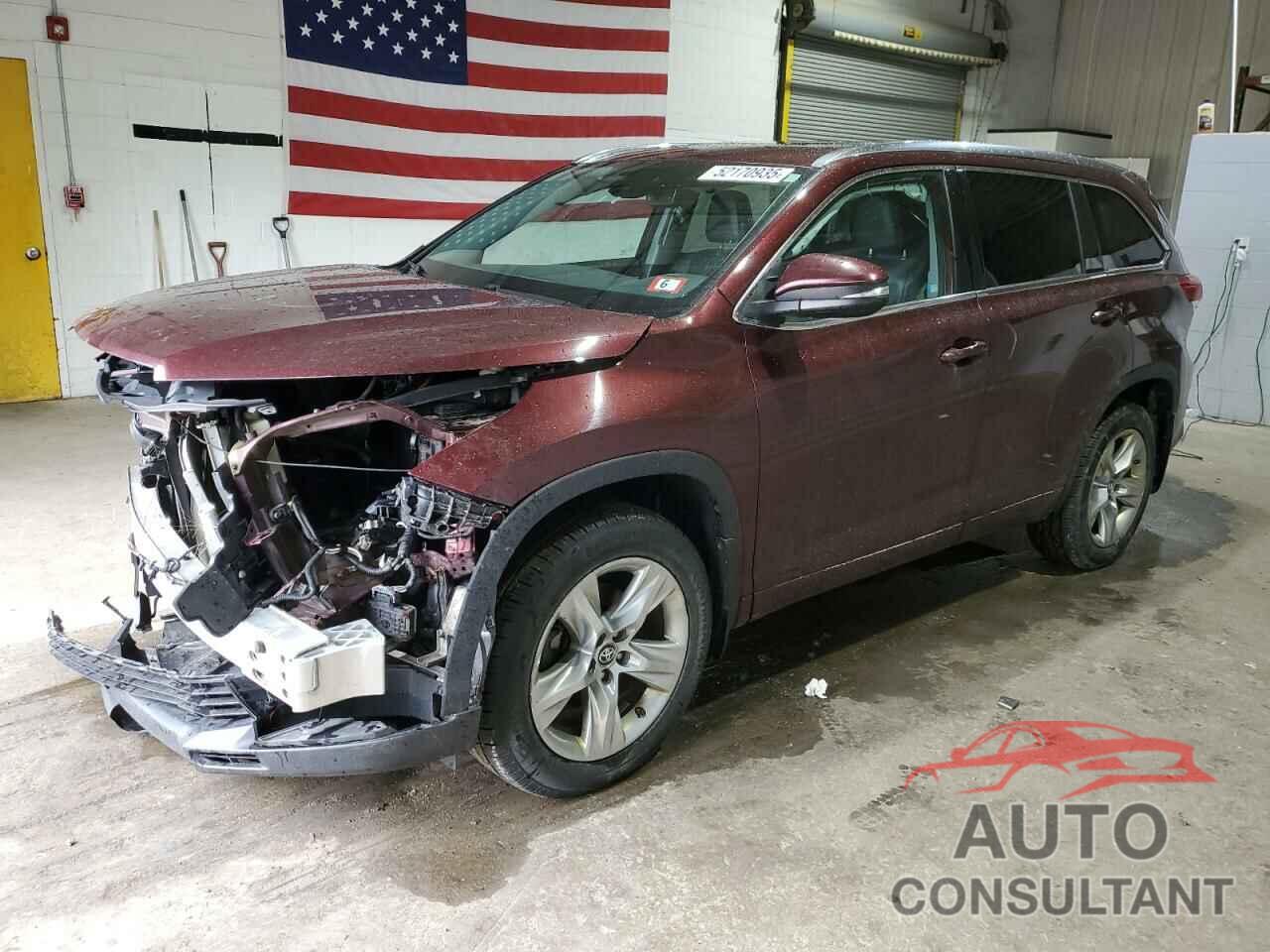 TOYOTA HIGHLANDER 2018 - 5TDDZRFH1JS889706