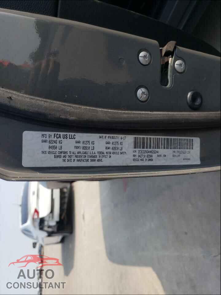DODGE CHALLENGER 2017 - 2C3CDZAG4HH626244