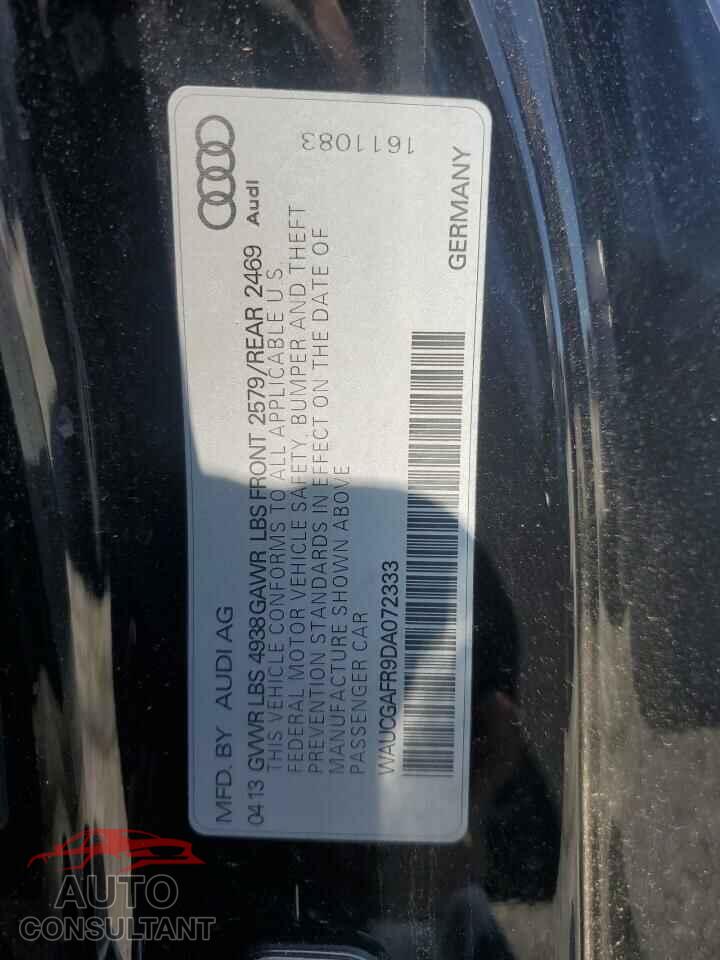 AUDI S5/RS5 2013 - WAUCGAFR9DA072333