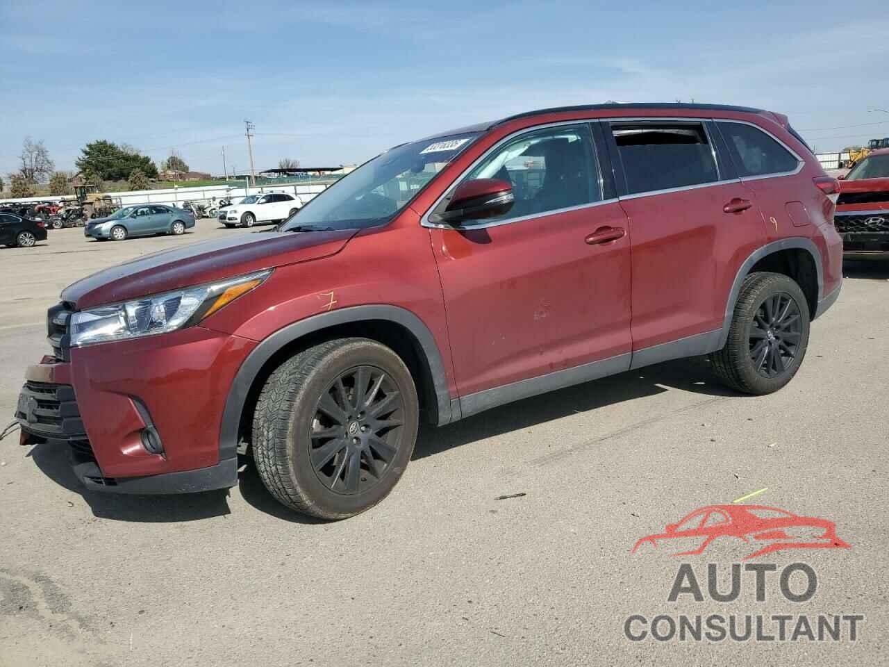 TOYOTA HIGHLANDER 2019 - 5TDKZRFH2KS571067