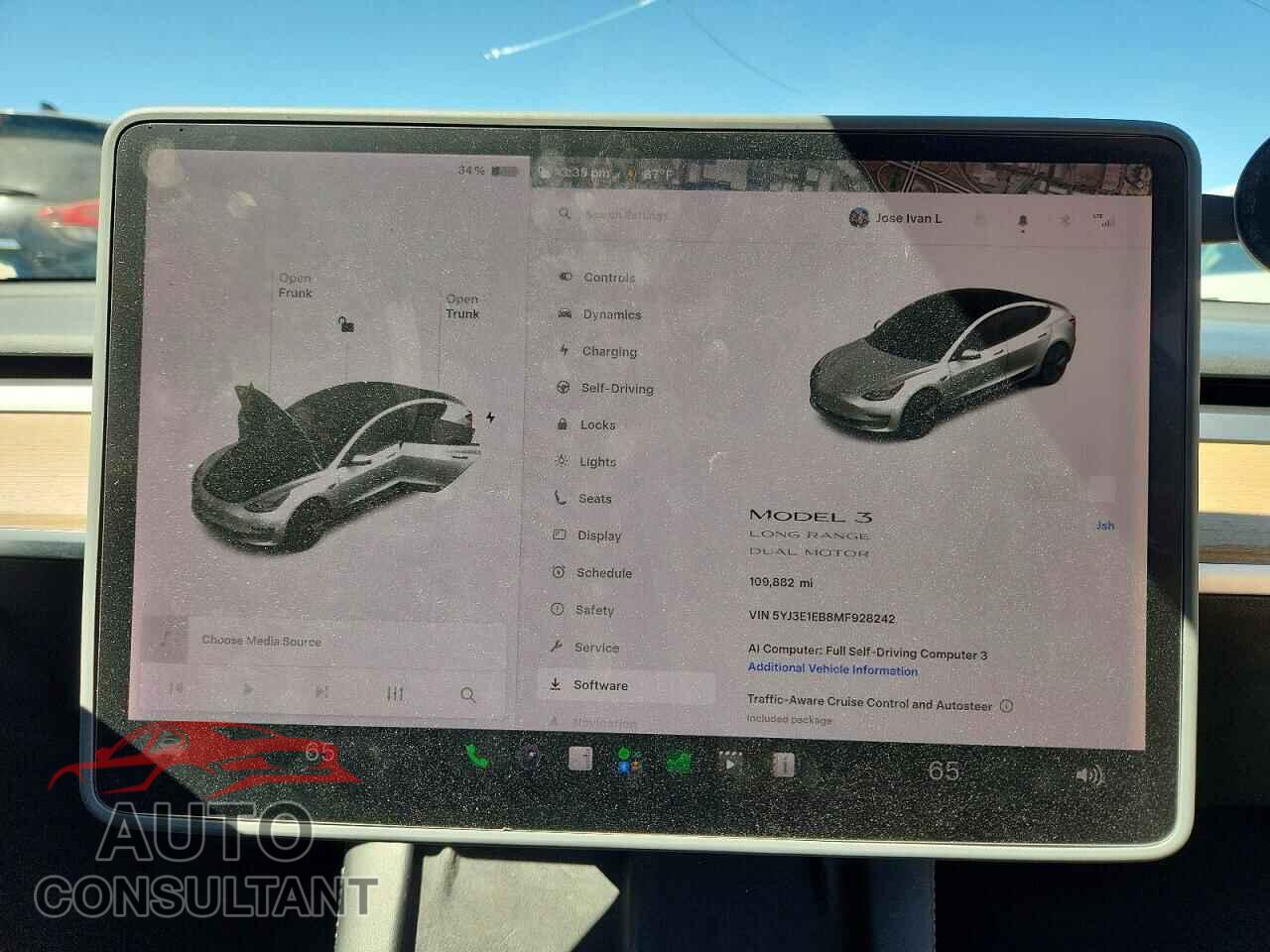 TESLA MODEL 3 2021 - 5YJ3E1EB8MF928242