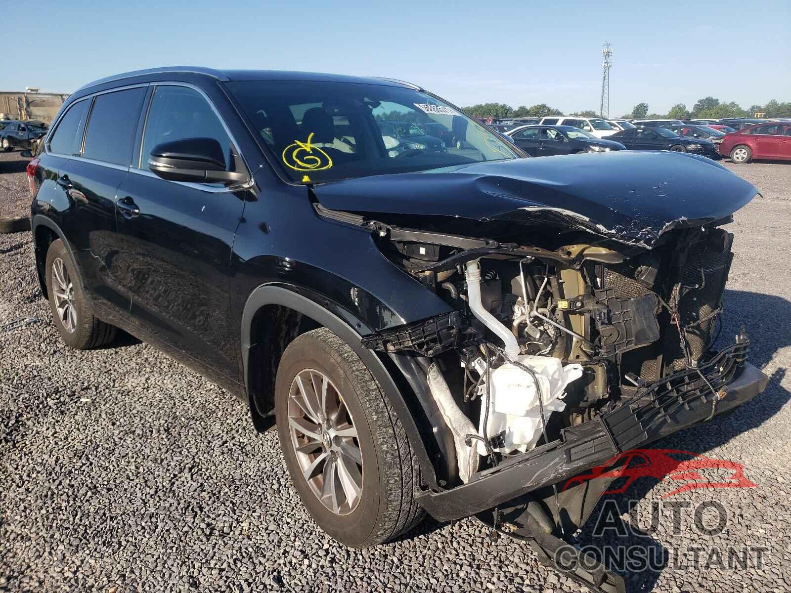 TOYOTA HIGHLANDER 2017 - 5TDJZRFH1HS360463