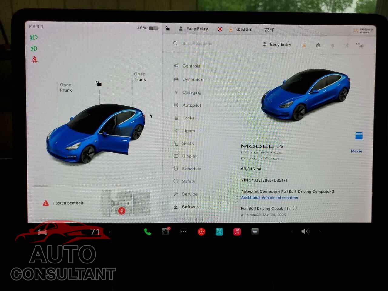 TESLA MODEL 3 2018 - 5YJ3E1EB8JF085171