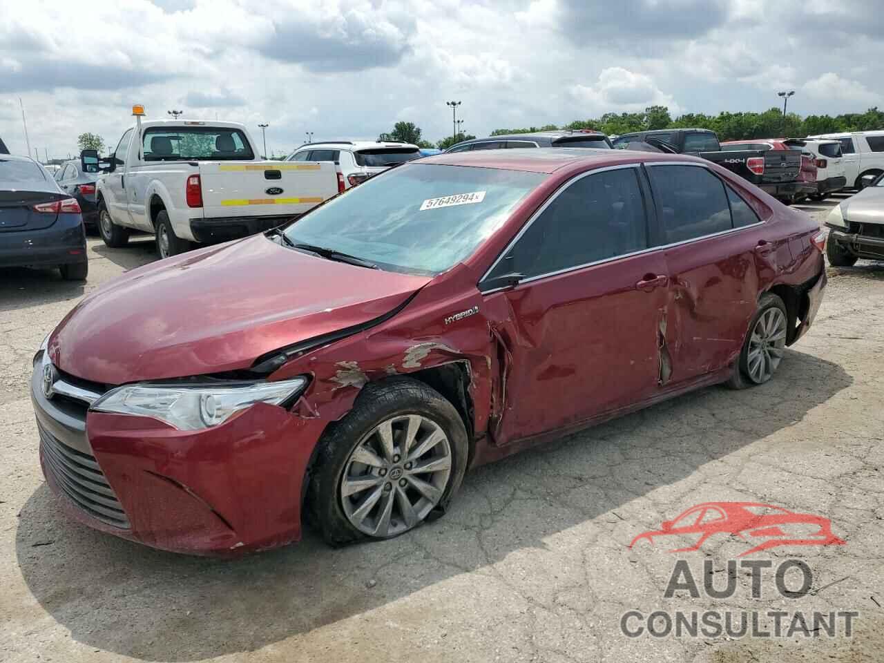 TOYOTA CAMRY 2016 - 4T1BD1FK3GU193674