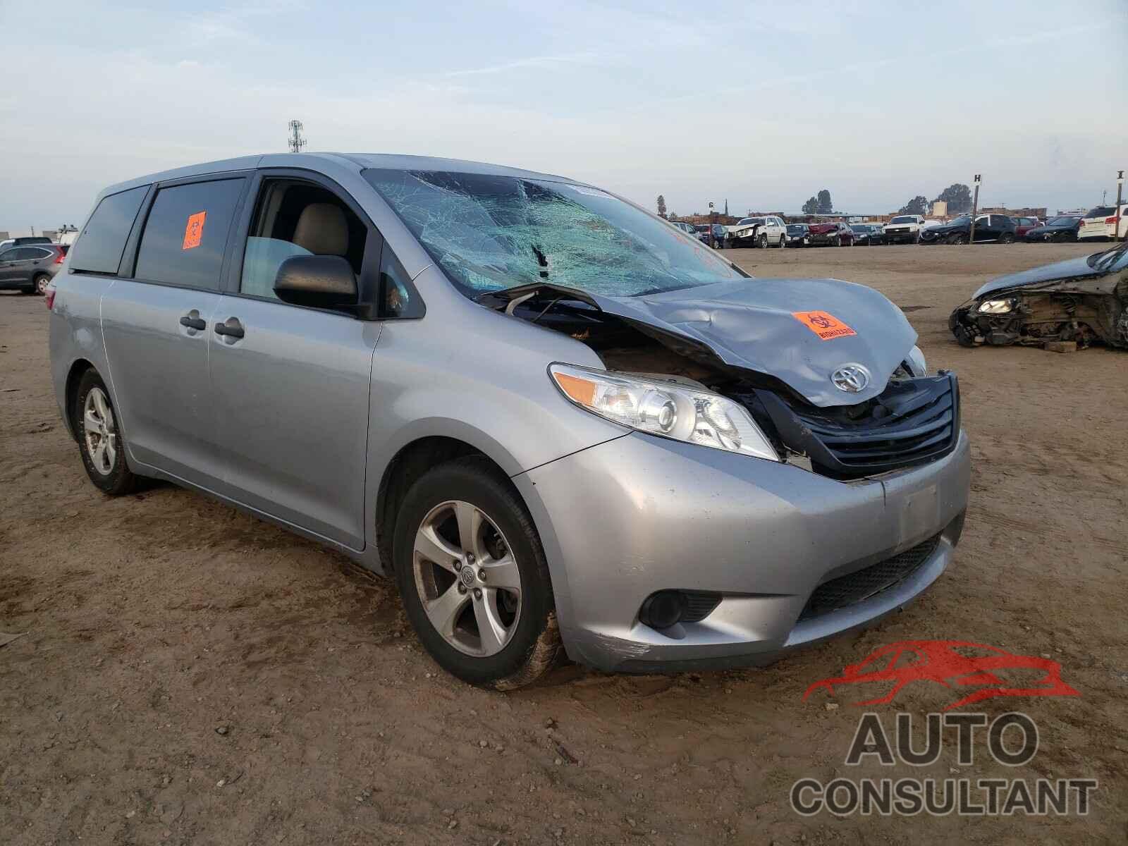 TOYOTA SIENNA 2016 - 5TDZK3DC6GS707571