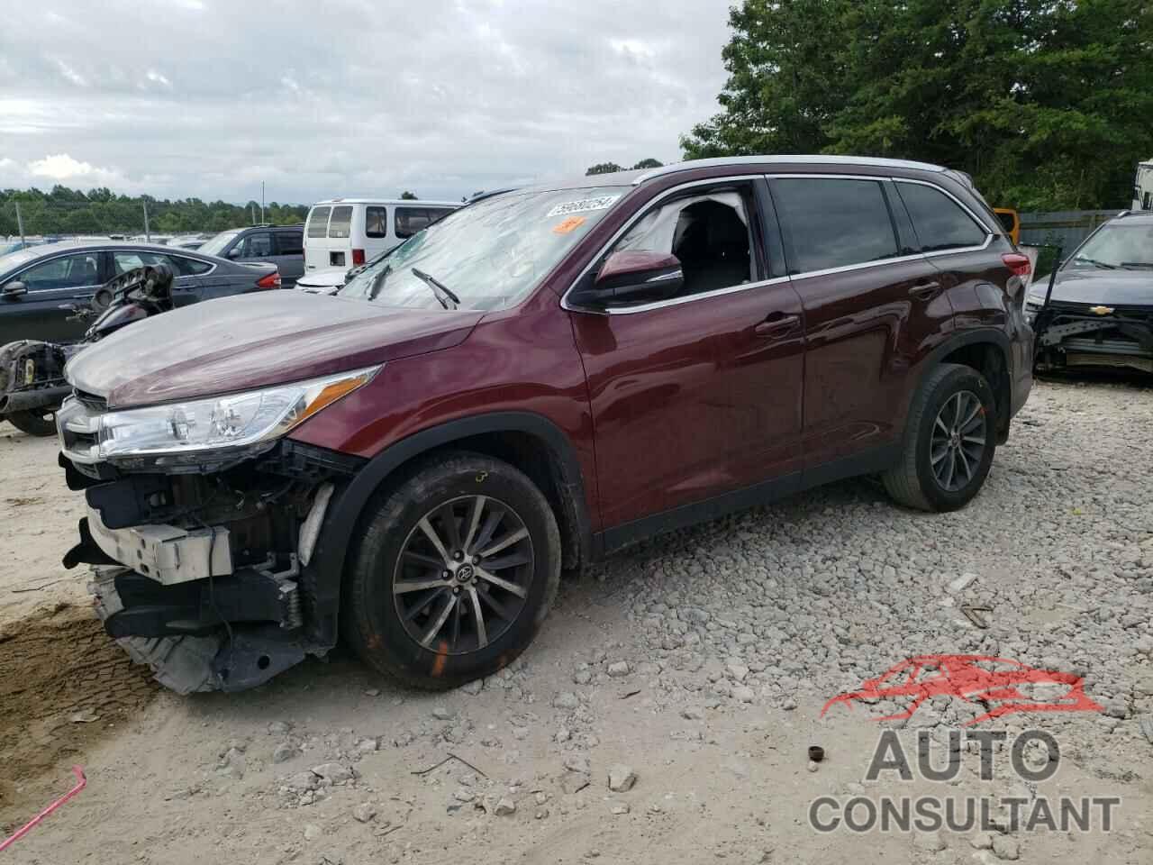 TOYOTA HIGHLANDER 2019 - 5TDJZRFH4KS947280