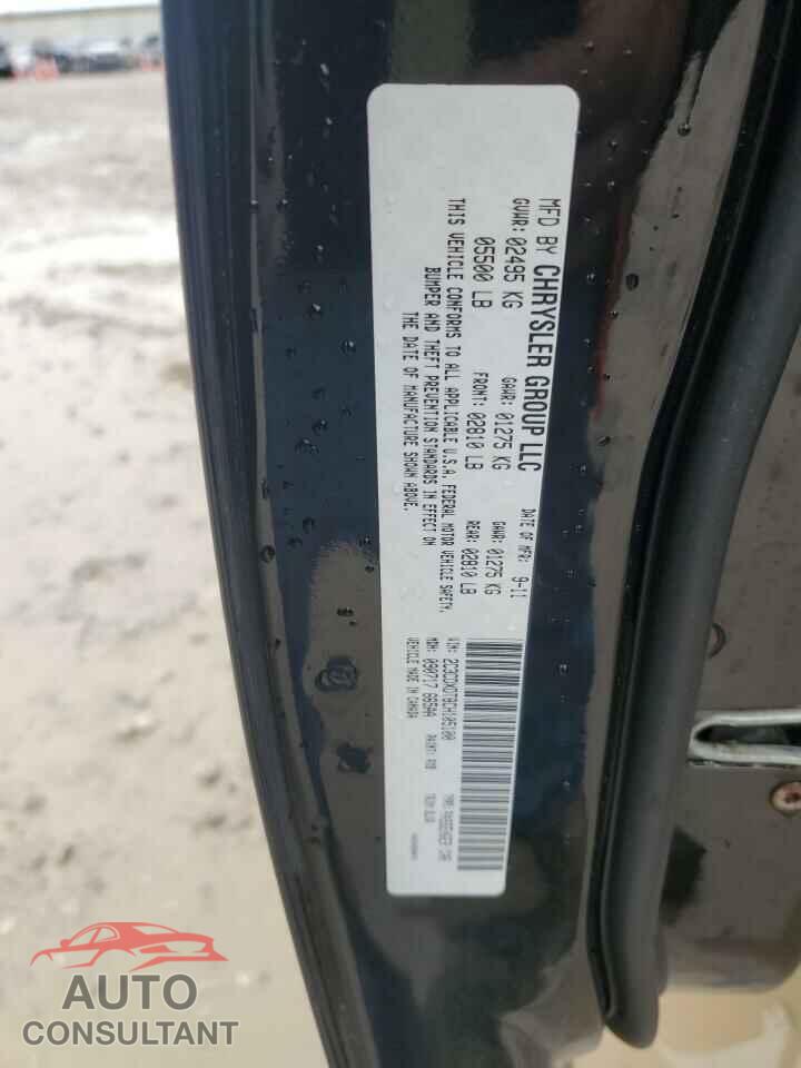 DODGE CHARGER 2012 - 2C3CDXDT8CH105100