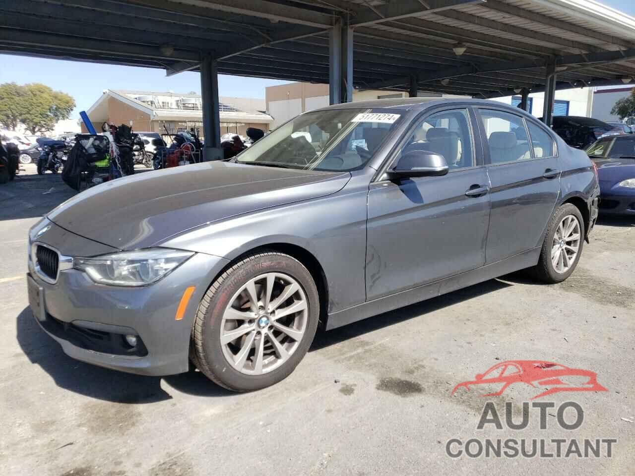 BMW 3 SERIES 2018 - WBA8A3C50JA357759