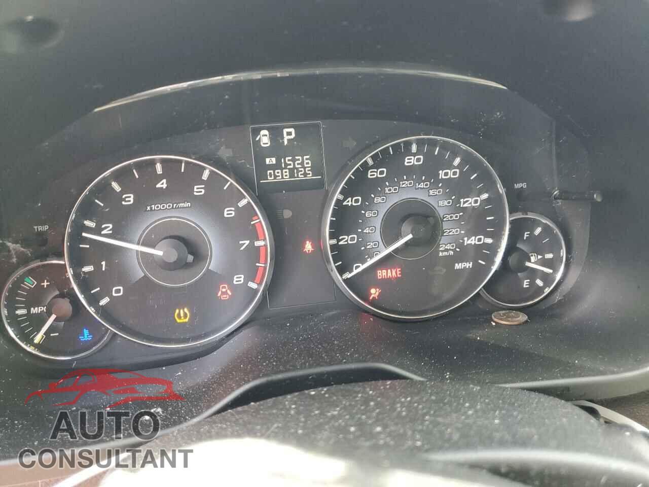 SUBARU OUTBACK 2010 - 4S4BRBCC1A3385533