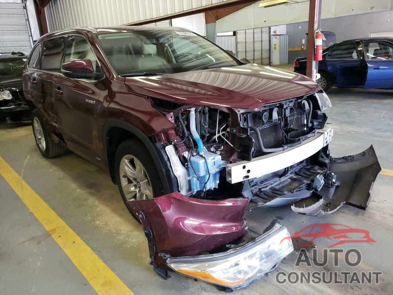 TOYOTA HIGHLANDER 2016 - 5TDDCRFH4GS017935