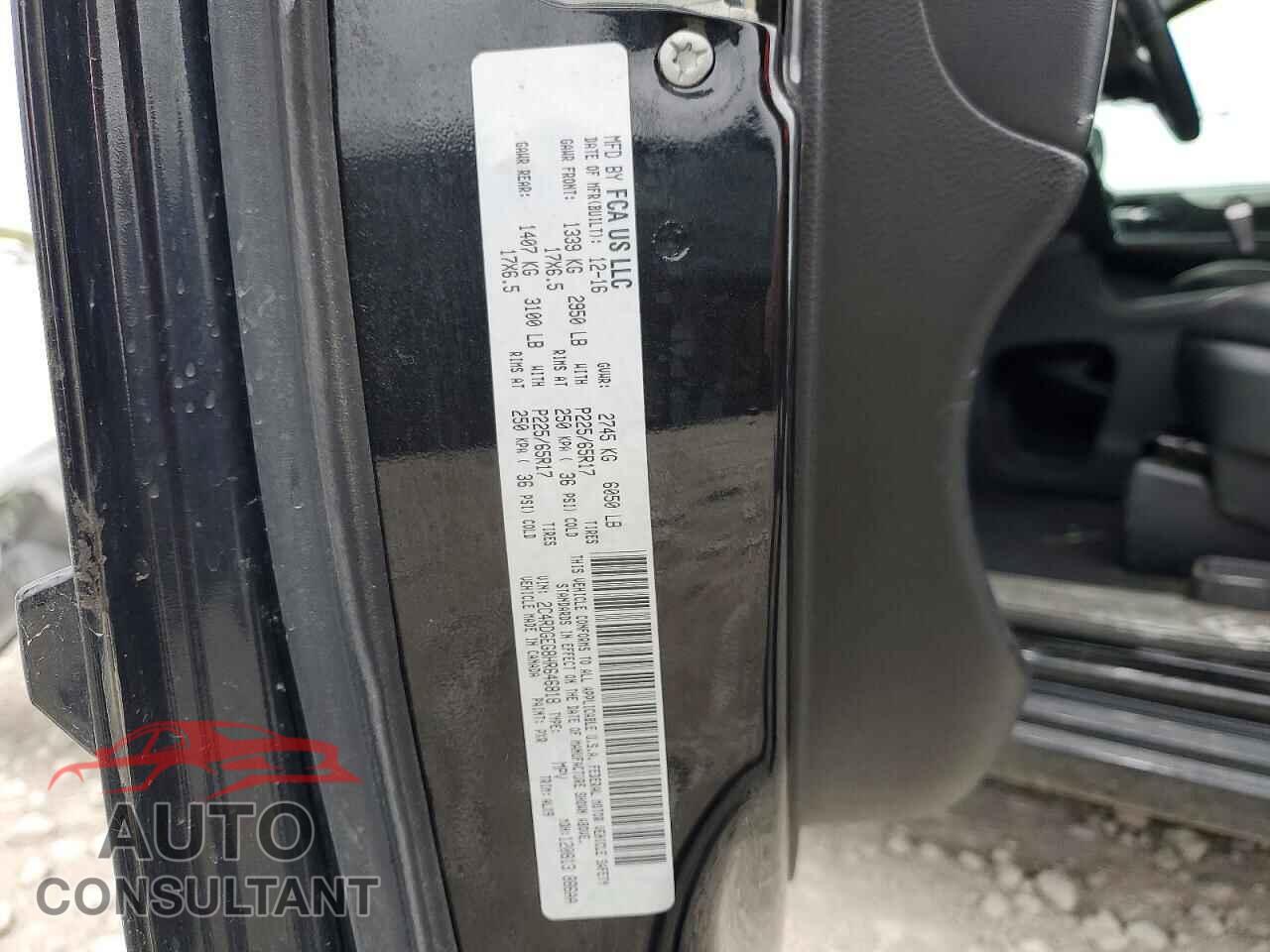 DODGE CARAVAN 2017 - 2C4RDGEG8HR646818
